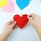 2 Pack Heart Garland Valentines Colorful Heart Banner for DIY Wedding Anniversary Rainbow Party Decorations